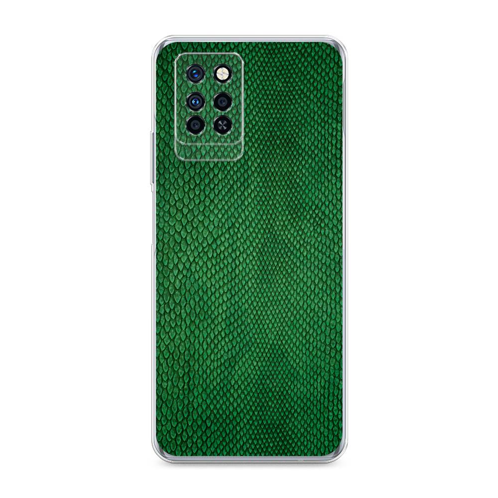 

Чехол Awog на Infinix Note 10 Pro "Изумрудная змея", Разноцветный, 3100150-3