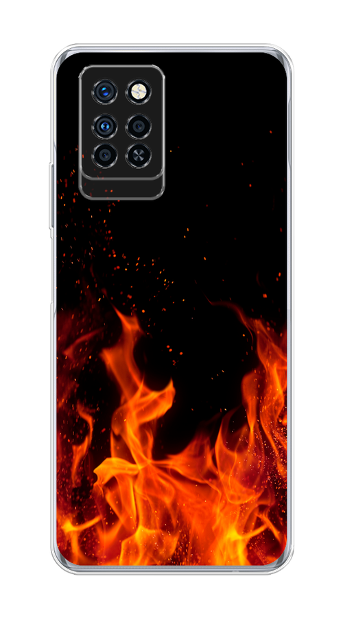 

Чехол Awog на Infinix Note 10 Pro "Все в огне", Разноцветный, 3100150-4