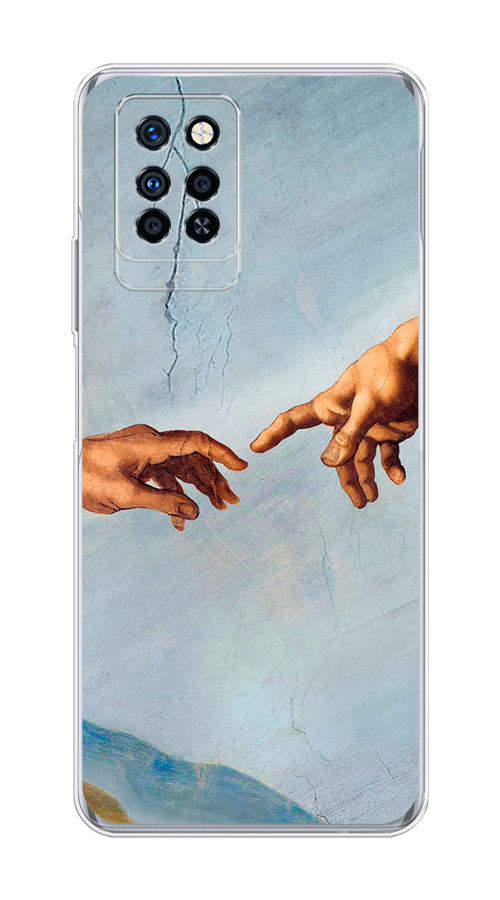 

Чехол Awog на Infinix Note 10 Pro "Сотворение Адама", Разноцветный, 3100150-9