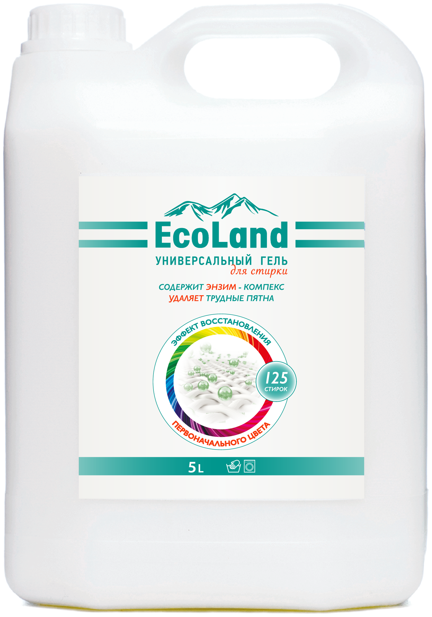 фото Гель для стирки универсальный тм "ecoland" 5 л