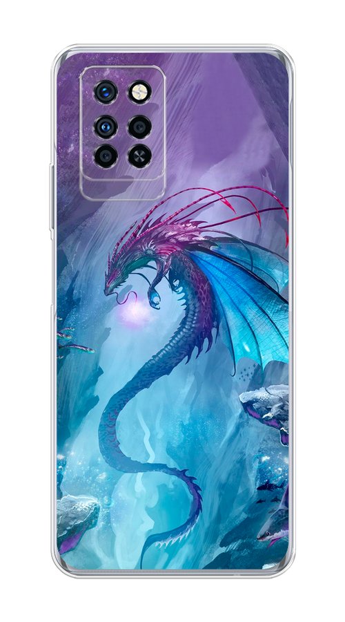 

Чехол Awog на Infinix Note 10 Pro "Водный дракон", Разноцветный, 3100150-2