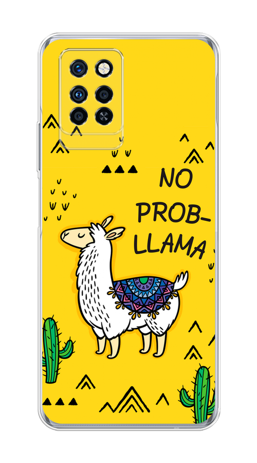 

Чехол Awog на Infinix Note 10 Pro "No probLLama", Разноцветный, 3100150-2
