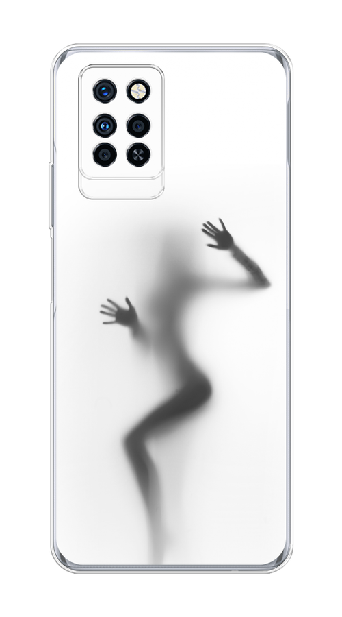 

Чехол Awog на Infinix Note 10 Pro "Девушка в душе", Разноцветный, 3100150-7