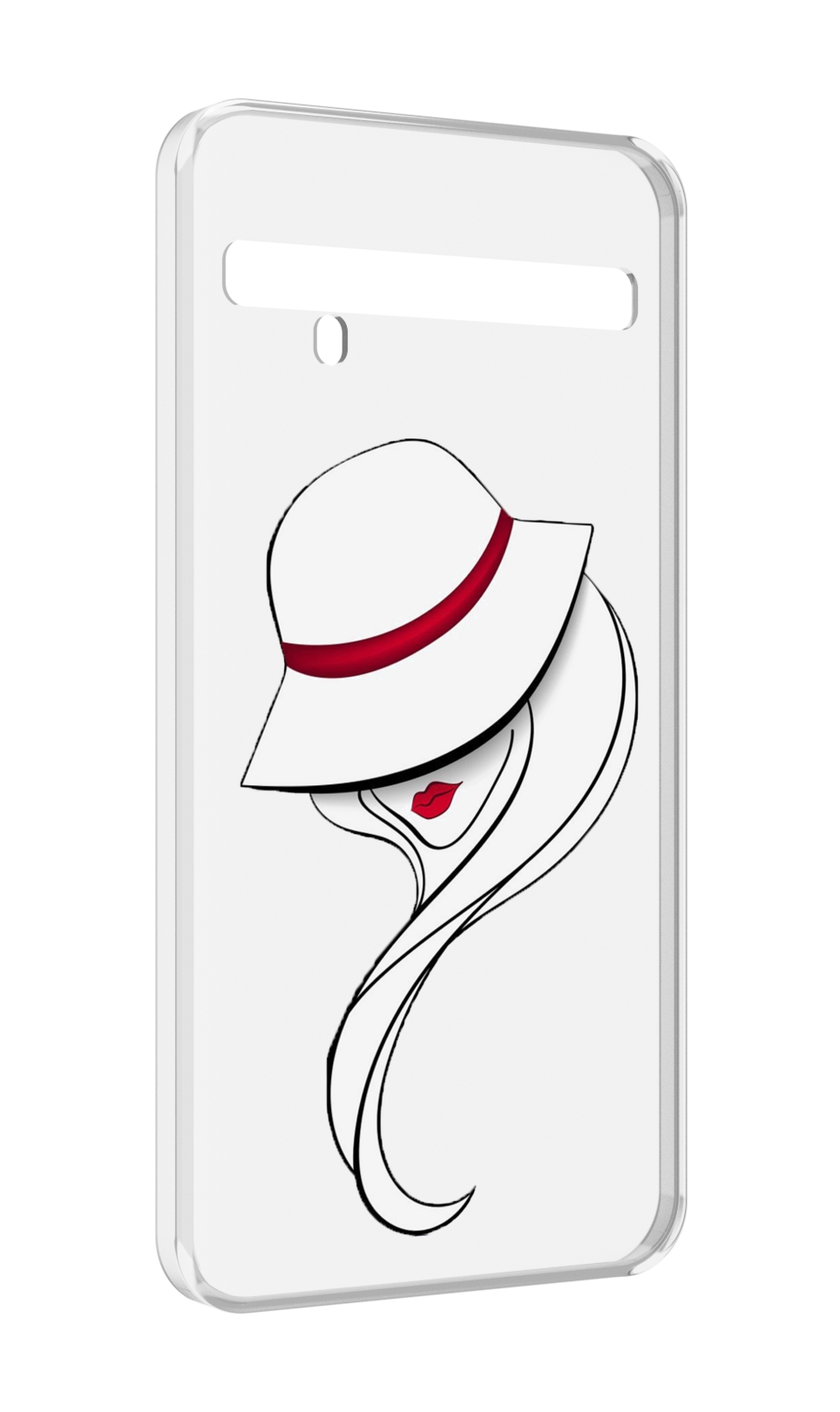 

Чехол MyPads Лого женский для TCL 10 Pro / TCL 10 + Plus, Прозрачный, Tocco