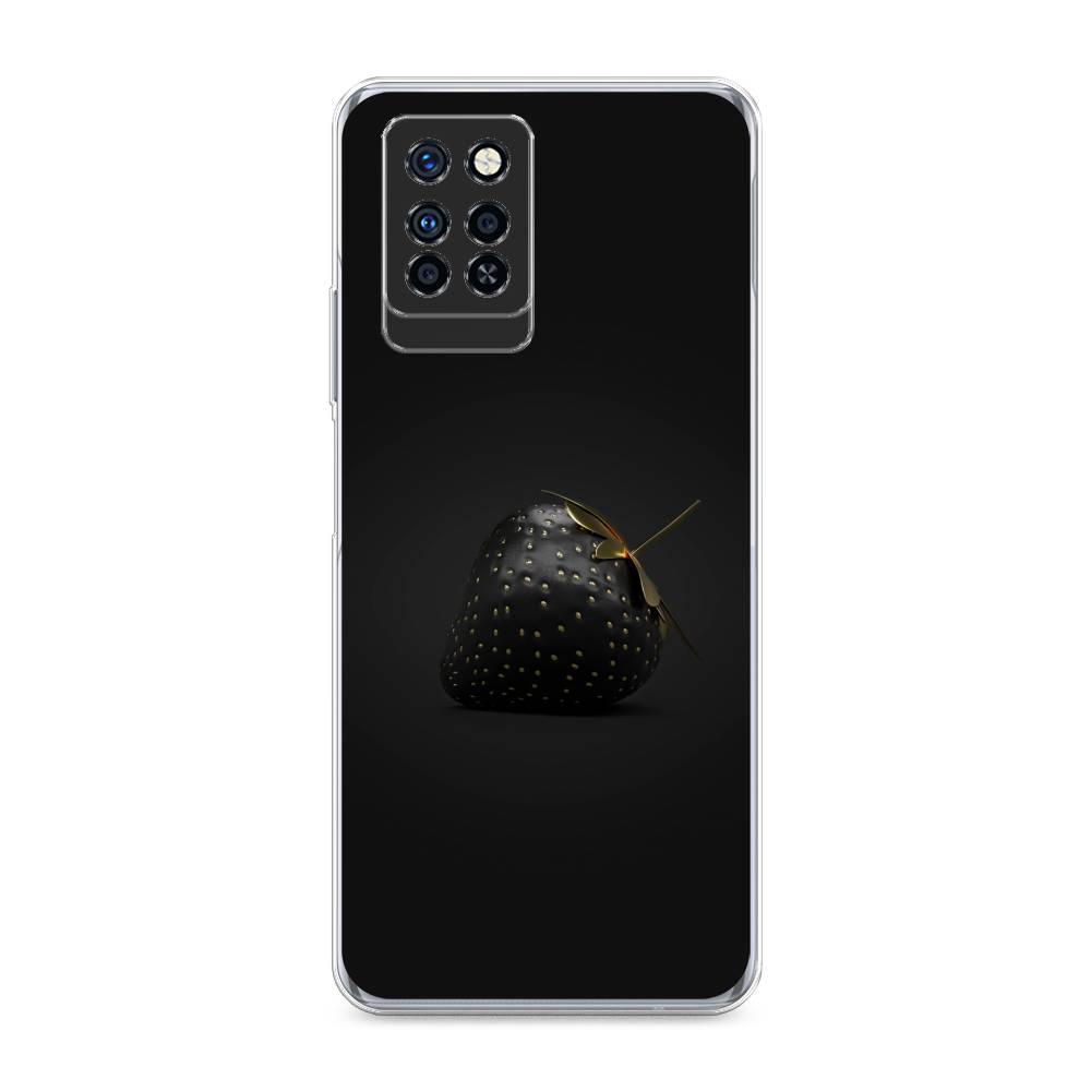 

Чехол Awog на Infinix Note 10 Pro "Черная клубника", Разноцветный, 3100150-10