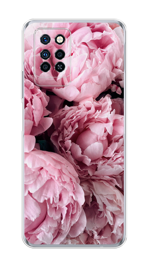 

Чехол Awog на Infinix Note 10 Pro "Нежные пионы", Разноцветный, 3100150-8