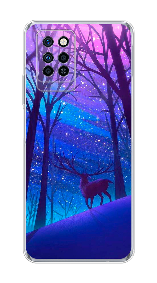 

Чехол Awog на Infinix Note 10 Pro "Северный олень", Разноцветный, 3100150-2