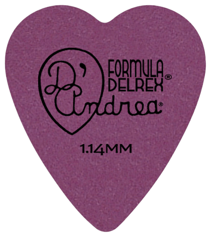 

Медиатор DAndrea RD323 1.14XH, Фиолетовый, RD323 1.14XH