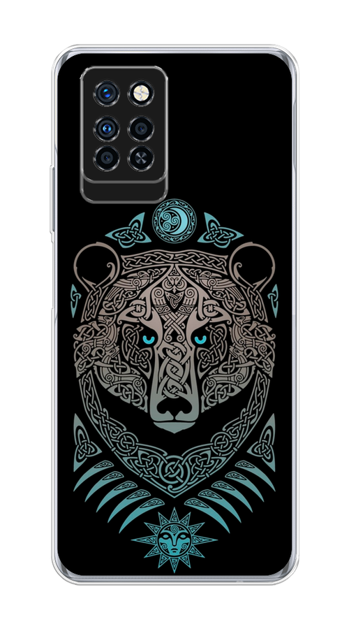 

Чехол Awog на Infinix Note 10 Pro "Кельтский медведь", Разноцветный, 3100150-2