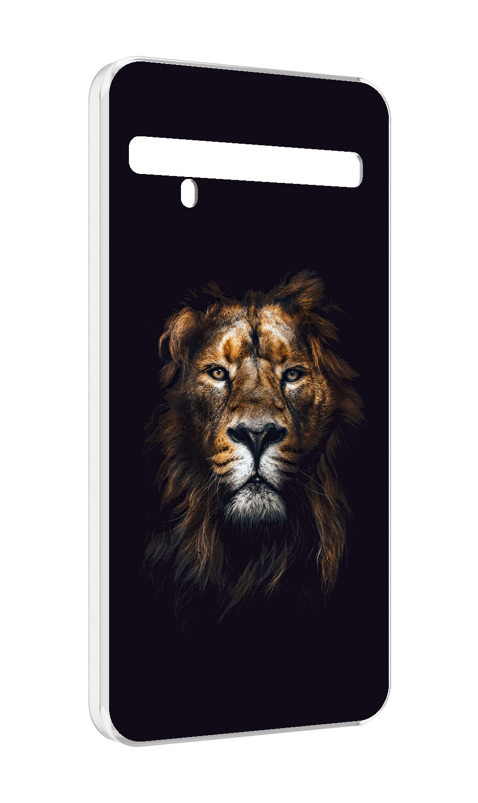 

Чехол MyPads Лев-в-тени мужской для TCL 10 Pro / TCL 10 + Plus, Прозрачный, Tocco
