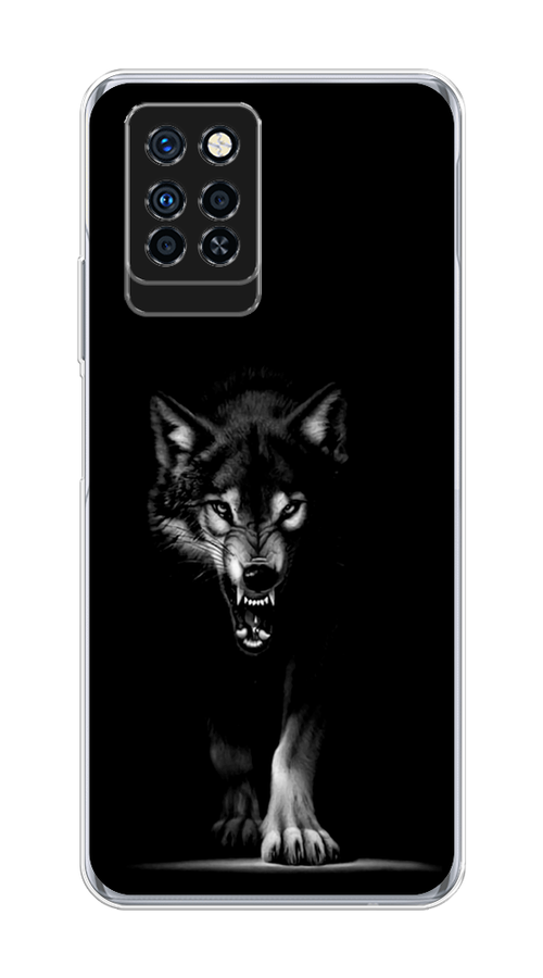 

Чехол Awog на Infinix Note 10 Pro "Волк выходит из ночи", Разноцветный, 3100150-1