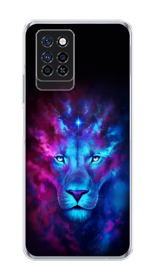 

Чехол Awog на Infinix Note 10 Pro "Космический лев", Разноцветный, 3100150-1