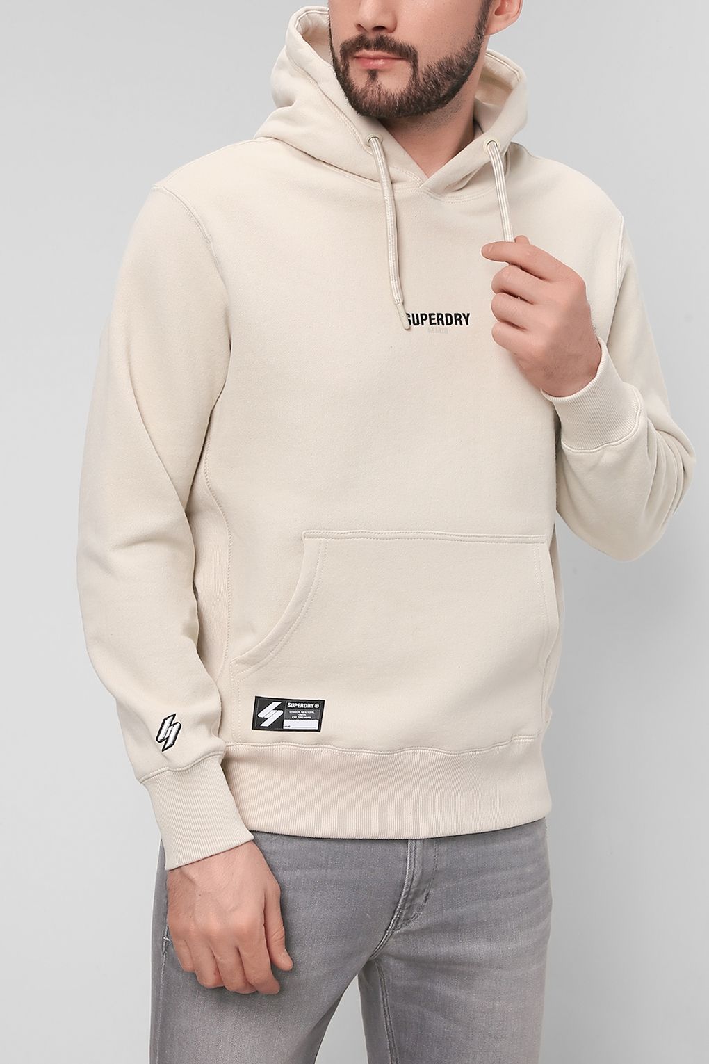 

Худи мужское Superdry M2011743A серое XL, M2011743A
