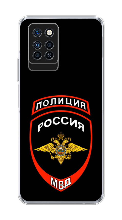 

Чехол Awog на Infinix Note 10 Pro "Полиция шеврон", Разноцветный, 3100150-5