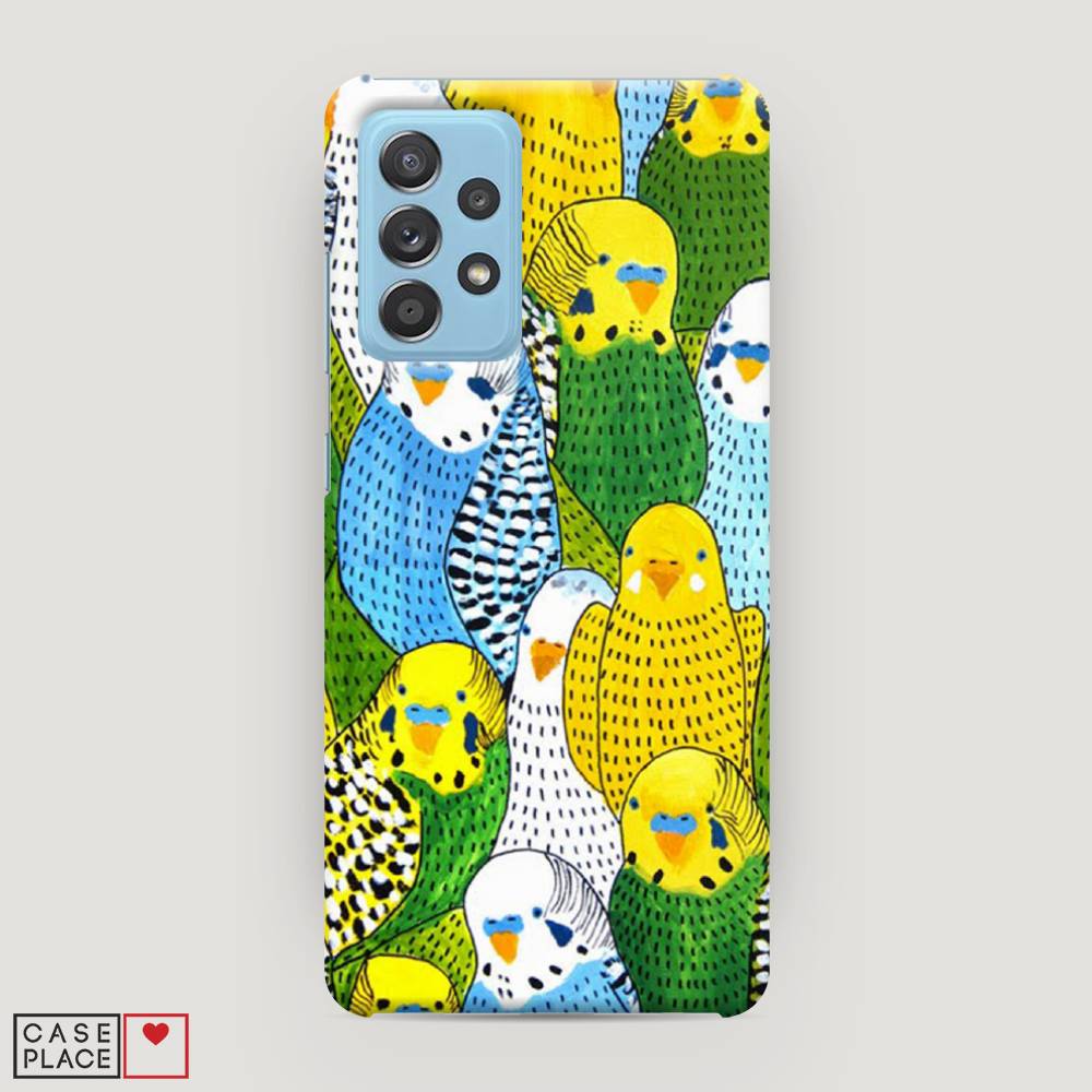 

Пластиковый чехол "Попугаи" на Samsung Galaxy A52, 2102420-1