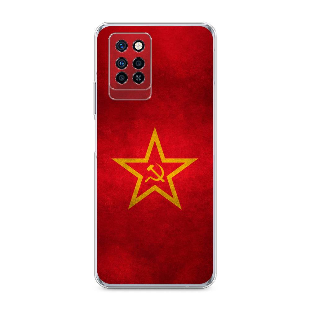 фото Чехол awog "красное знамя" для infinix note 10 pro