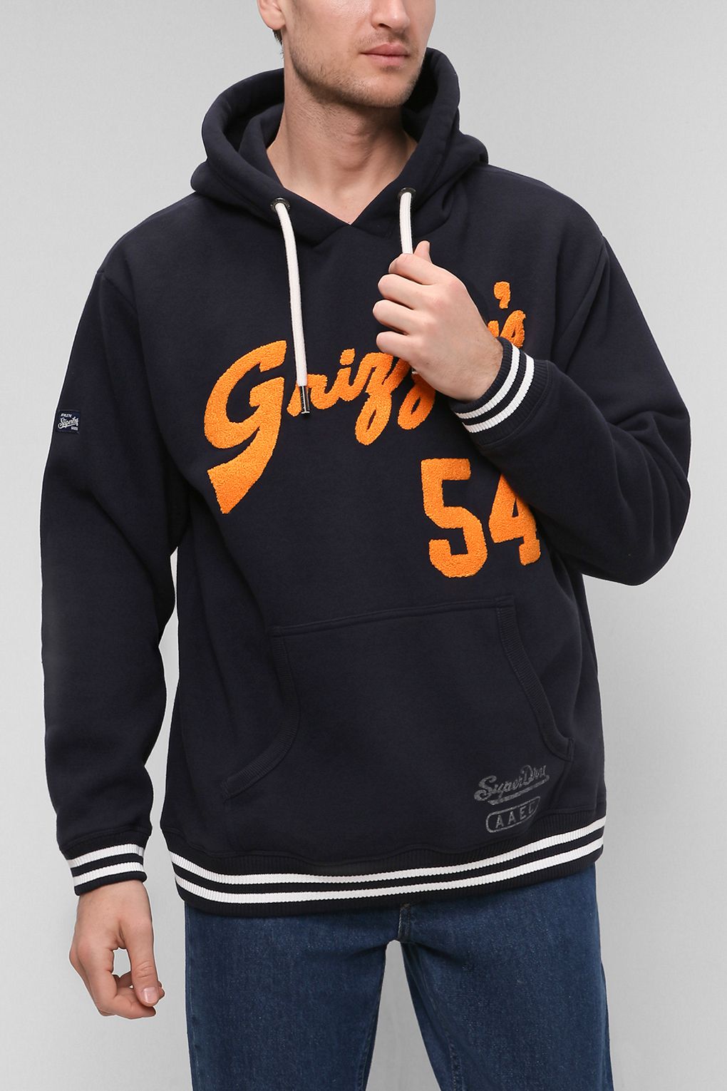 фото Худи мужское superdry m2011544a синее 2xl