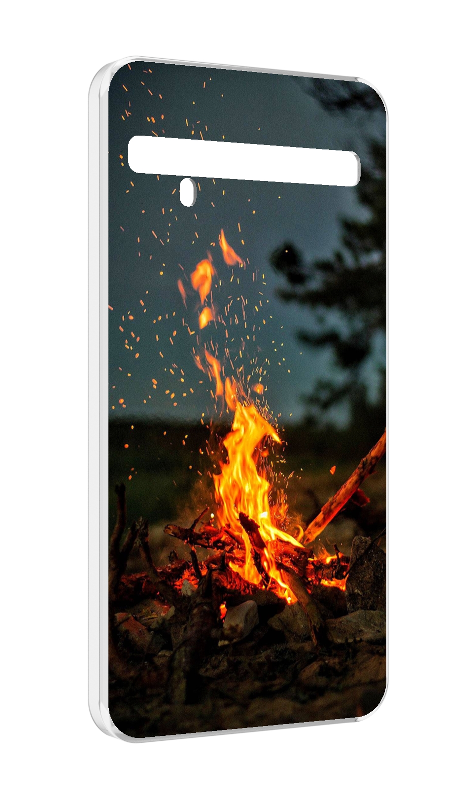 

Чехол MyPads Костер-ночное-небо для TCL 10 Pro / TCL 10 + Plus, Прозрачный, Tocco