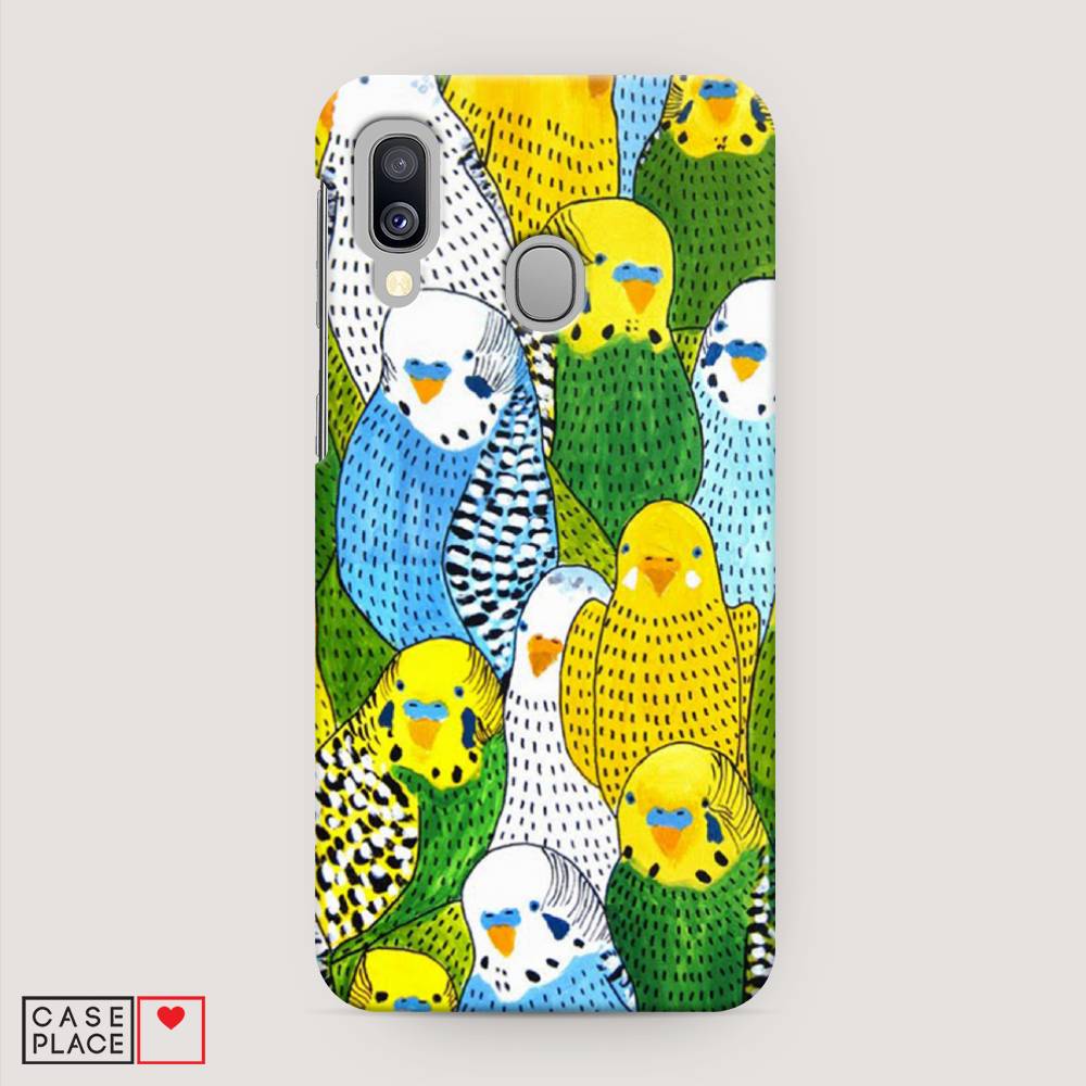 

Пластиковый чехол "Попугаи" на Samsung Galaxy A40