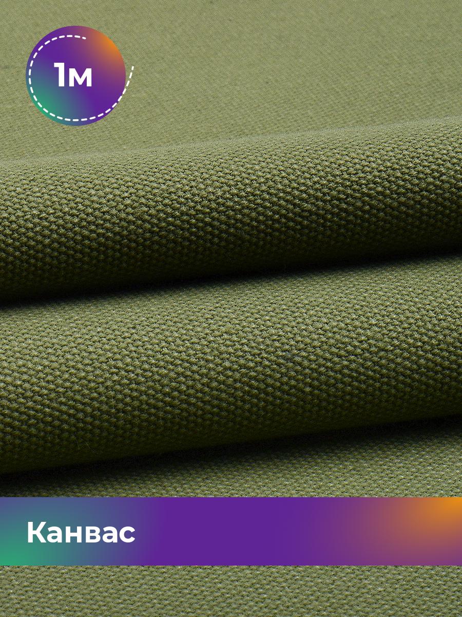 

Ткань Канвас Pollysoft, хаки, отрез 1 м х 162 см, Зеленый, 18071324