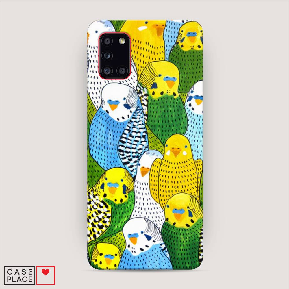 

Пластиковый чехол "Попугаи" на Samsung Galaxy A31, 2100320-1