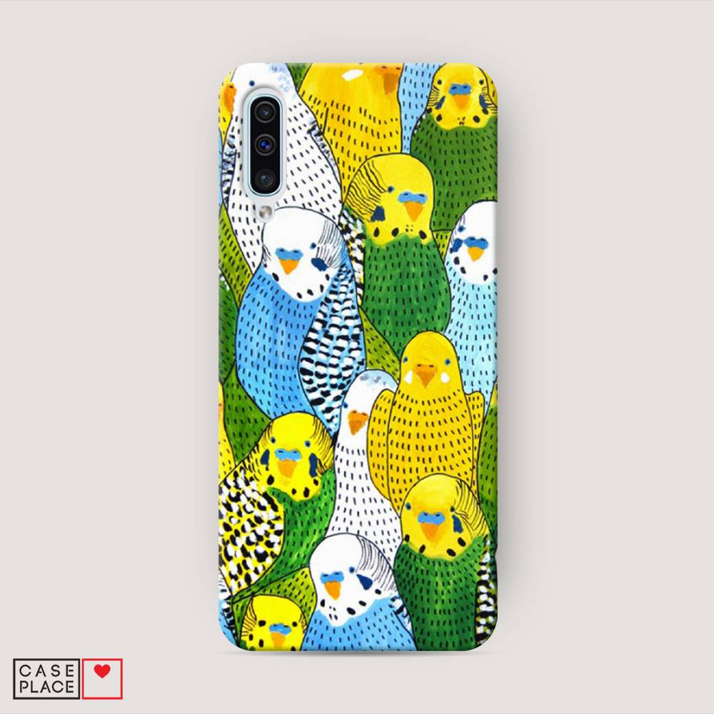 

Пластиковый чехол "Попугаи" на Samsung Galaxy A30s, 28820-1