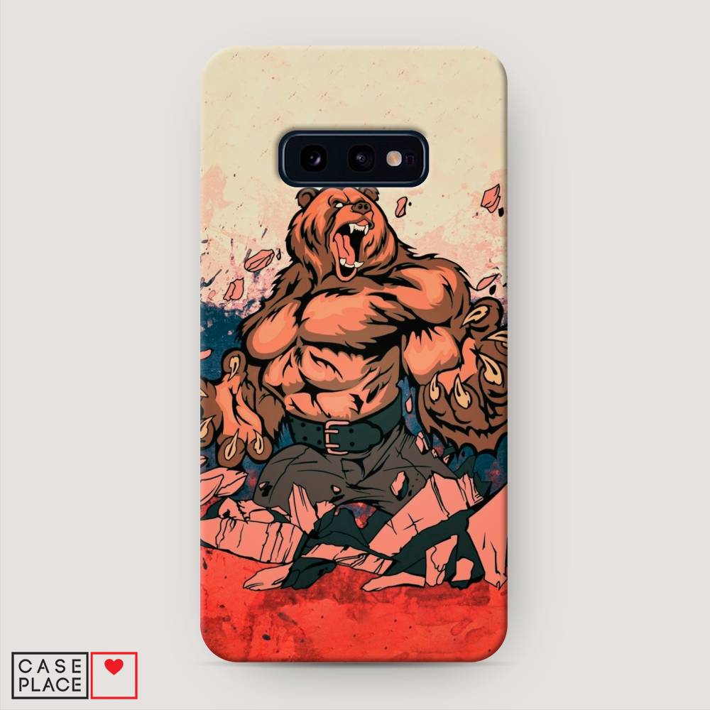 

Пластиковый чехол "Медведь с флагом РФ" на Samsung Galaxy S10E, 27220-1