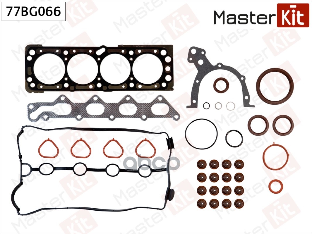 

Комплект Прокладок Двигателя Chevrolet Aveo 1.4/1.6 MasterKit 77BG066