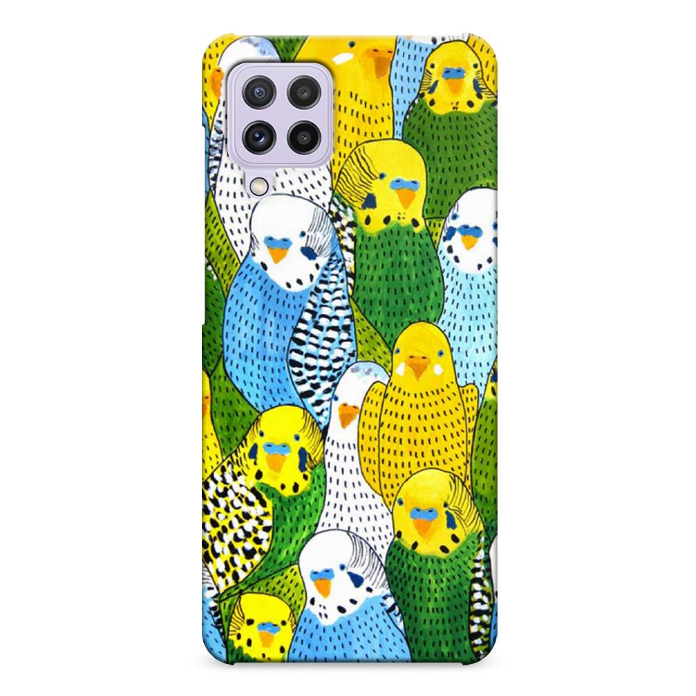 

Пластиковый чехол "Попугаи" на Samsung Galaxy A22