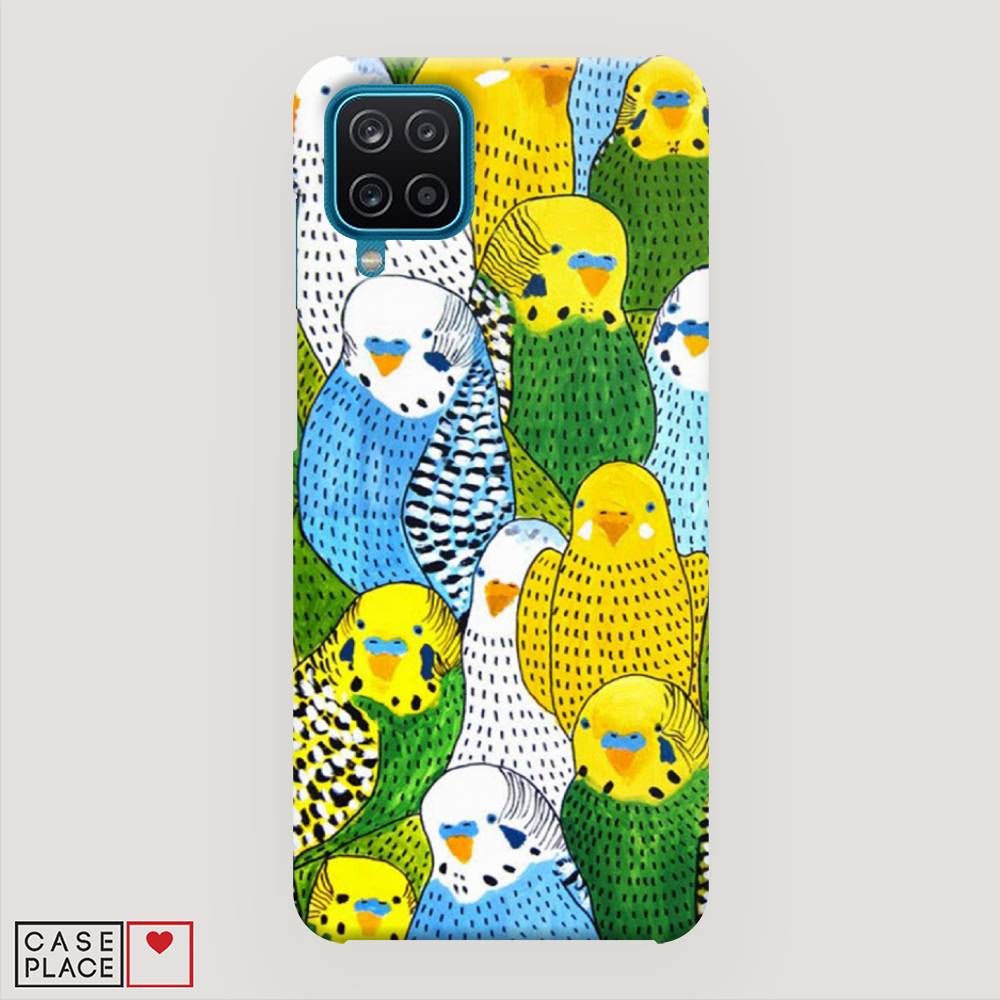 

Пластиковый чехол "Попугаи" на Samsung Galaxy A12, 2101620-1