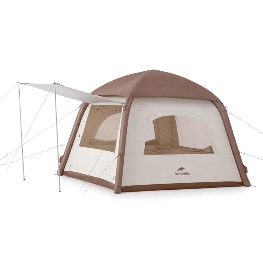 

Палатка Naturehike Ango Air, 2-местная, быстросборная, надувной каркас, бежевая, Бежевый;коричневый, Ango Air