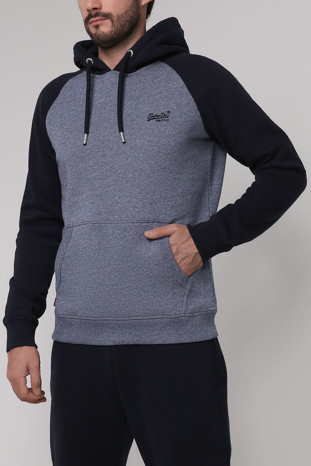 фото Худи мужское superdry m2011398a голубое 2xl