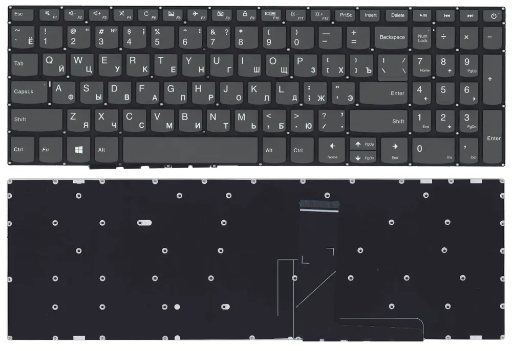 

Клавиатура для ноутбука Lenovo IdeaPad 320-15ISK, 320-15ABR, 320-15IAP, 320-15AST, 320-15I