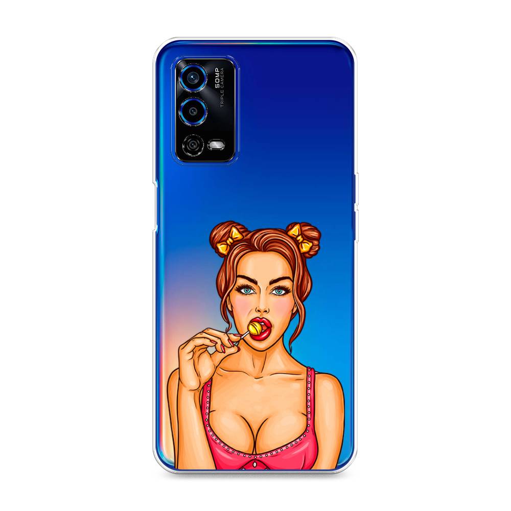 

Чехол Awog на Oppo A55 4G "Вкусный леденец", Разноцветный