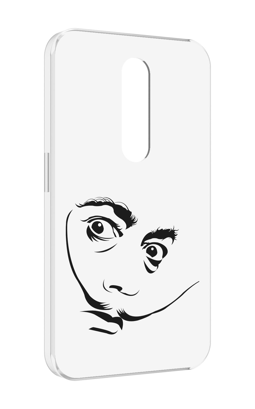 

Чехол MyPads мужчина с длинными усами для Motorola Moto X Force (XT1585 / XT1581), Прозрачный, Tocco