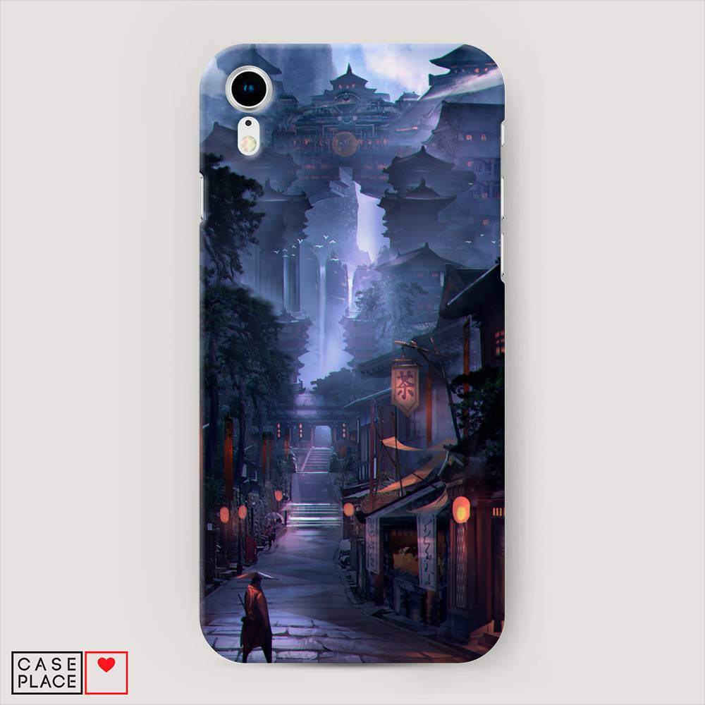 

Пластиковый чехол "Одинокий самурай" на Apple iPhone XR (10R), 12020-7
