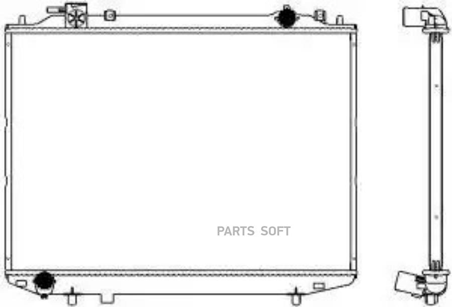 

Радиатор Ford Ranger 2.5D-3.0Td 99-06 / Mazda B2500 2.5D 99-06 Sakura 33011028