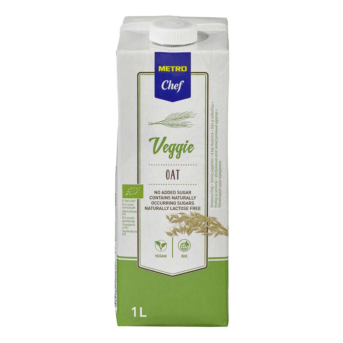 Напиток овсяный Metro Chef Veggie Bio 3,2% 1 л