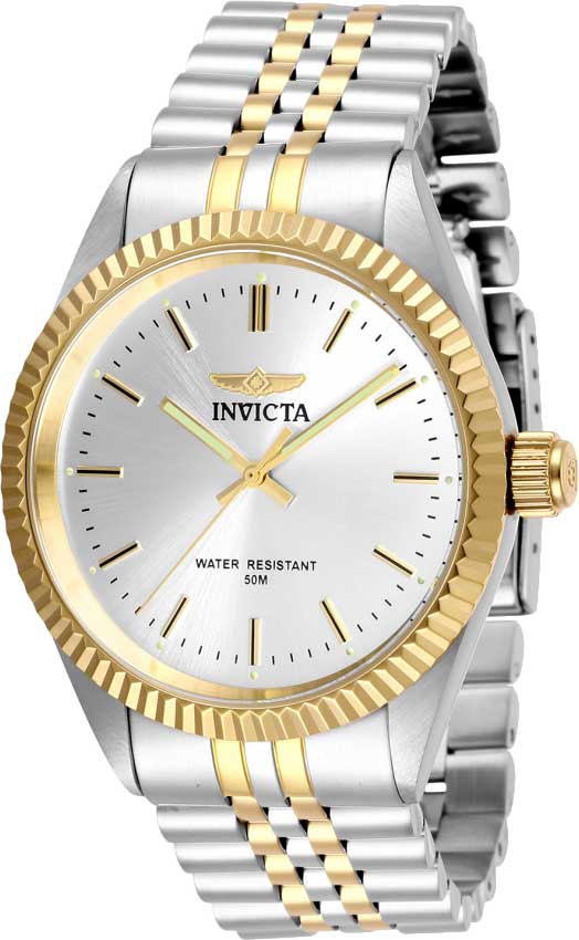 фото Наручные часы мужские invicta in29378 серебристые