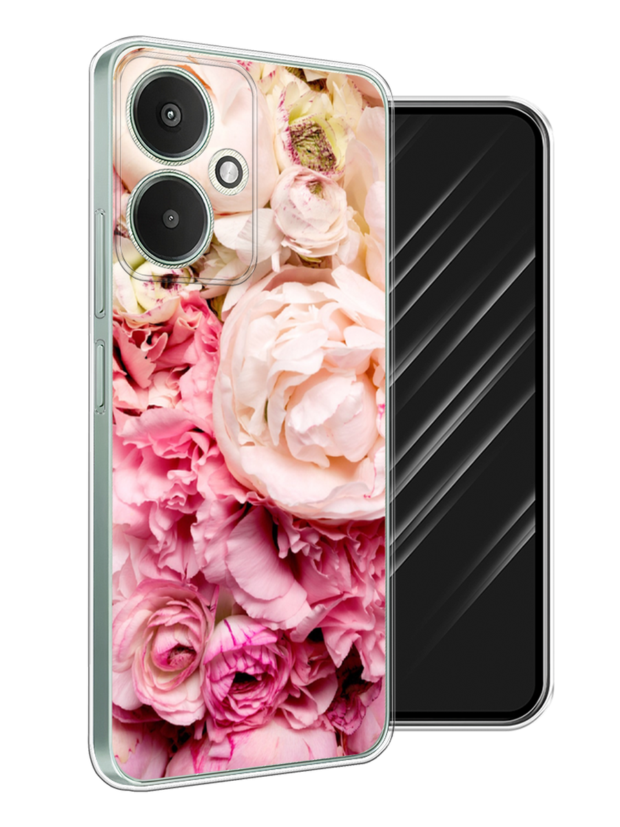 

Чехол Awog на Xiaomi Redmi 13C 5G "Пионы яркие", Розовый, 321150-1
