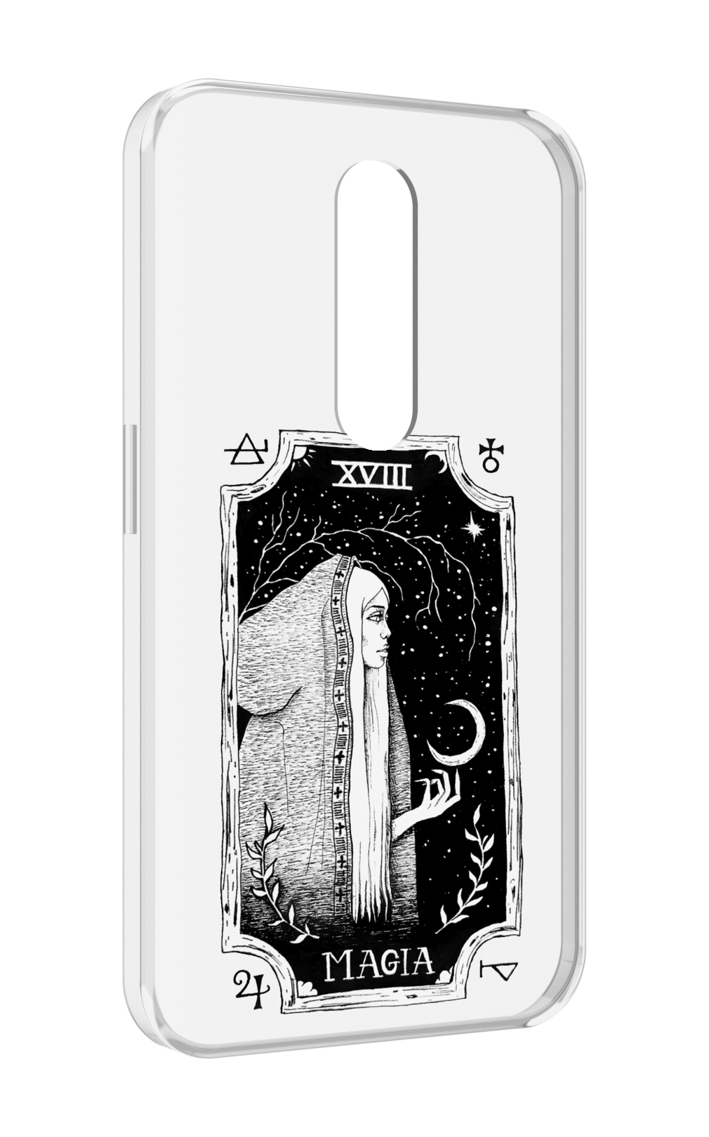 

Чехол MyPads лунная магия для Motorola Moto X Force (XT1585 / XT1581), Прозрачный, Tocco