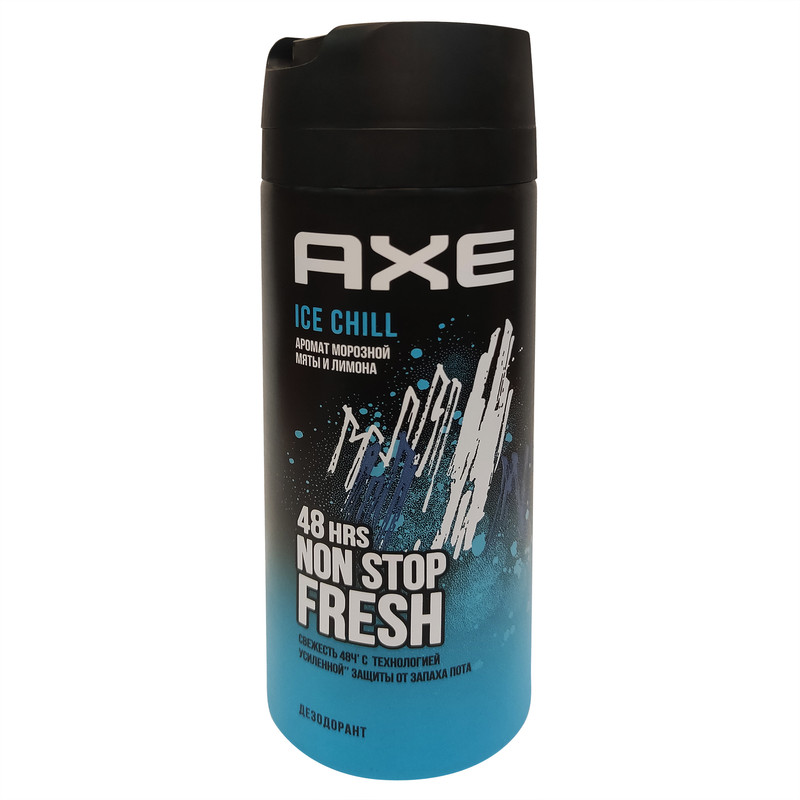 

Дезодорант аэрозоль AXE Ice Chill аромат морозной мяты и лимона 150 мл