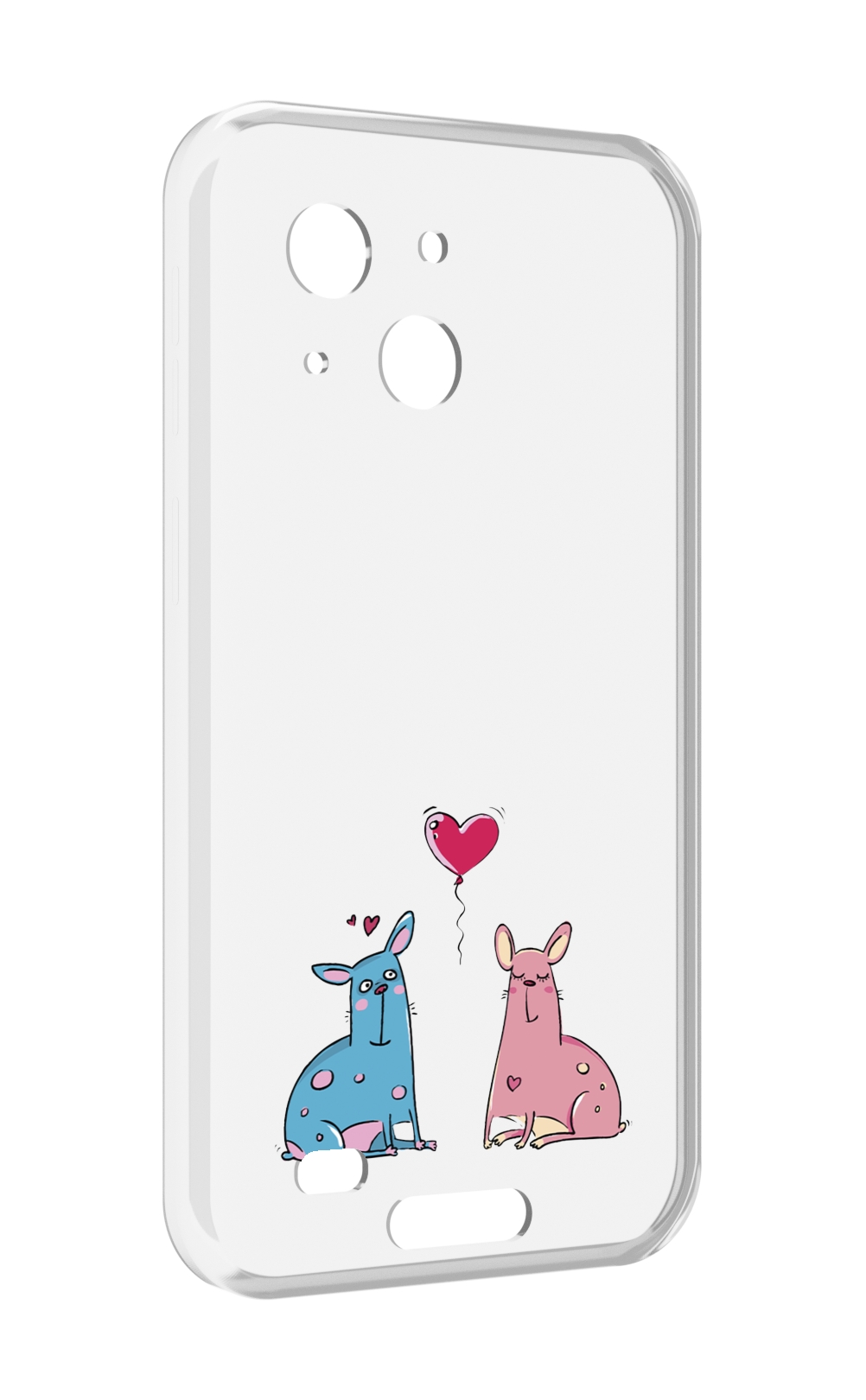 

Чехол MyPads Лама любовь для Oukitel WP20 / WP20 Pro, Прозрачный, Tocco