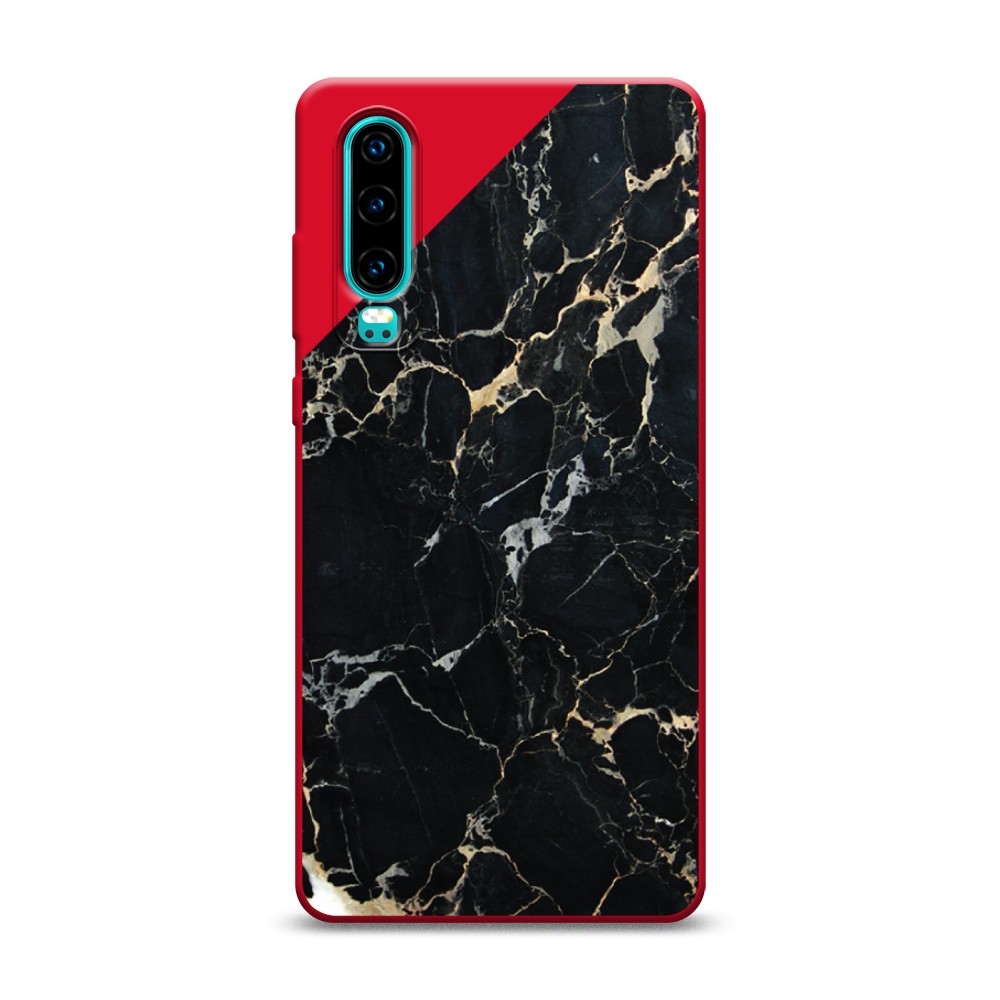 

Чехол Awog на Huawei P30 "Черный мрамор уголок", Разноцветный, 68553-1