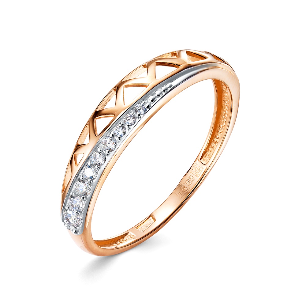 

Кольцо из золота р. , 585Gold 301012588, фианит, 301012588