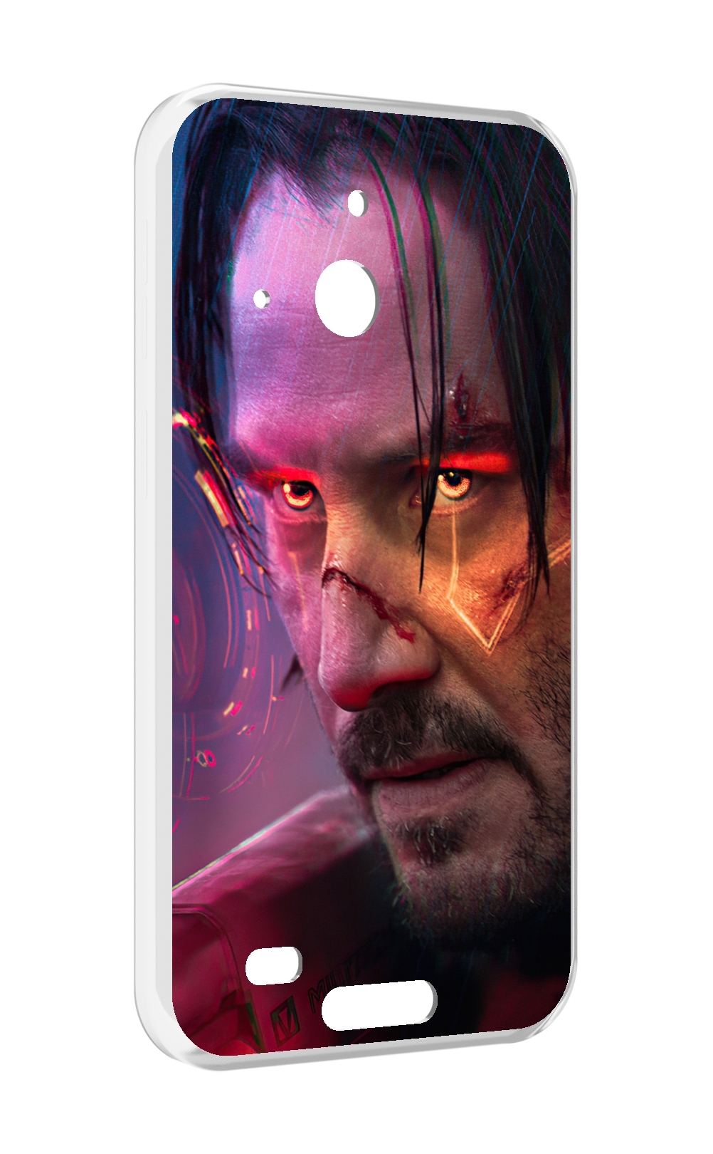 

Чехол MyPads cyberpunk 2077 Джонни Сильверхенд для Oukitel WP20 / WP20 Pro, Прозрачный, Tocco