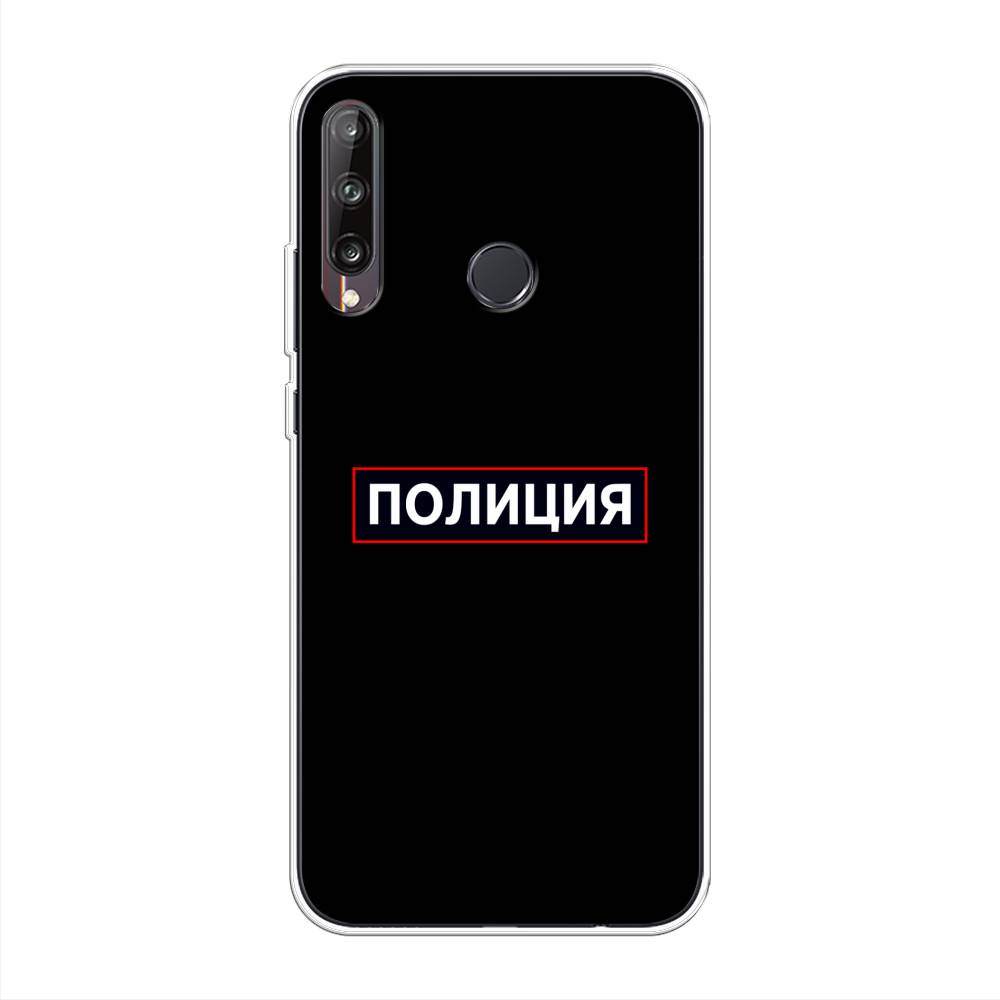 

Чехол Awog на Huawei Y7p "Police logo", Черный;белый;красный, 6103350-5
