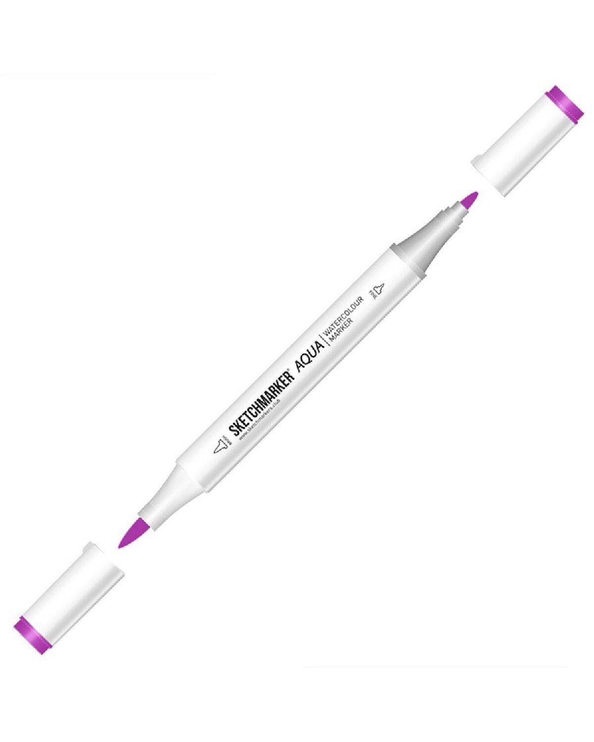 

Маркер акварельный двухсторонний Sketchmarker Aqua цвет Violet (Фиолетовый), Aqua