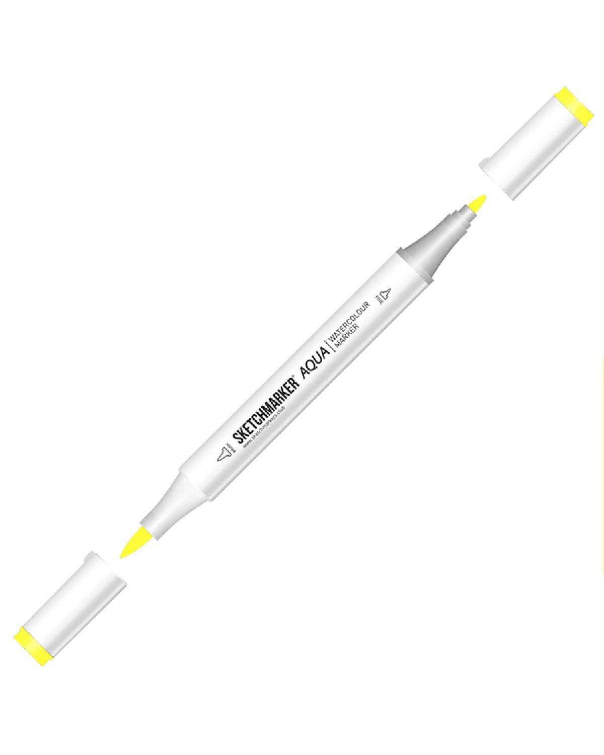 

Маркер акварельный двухсторонний Sketchmarker Aqua цвет Tulip Yellow (Жёлтый Тюльпан), Aqua
