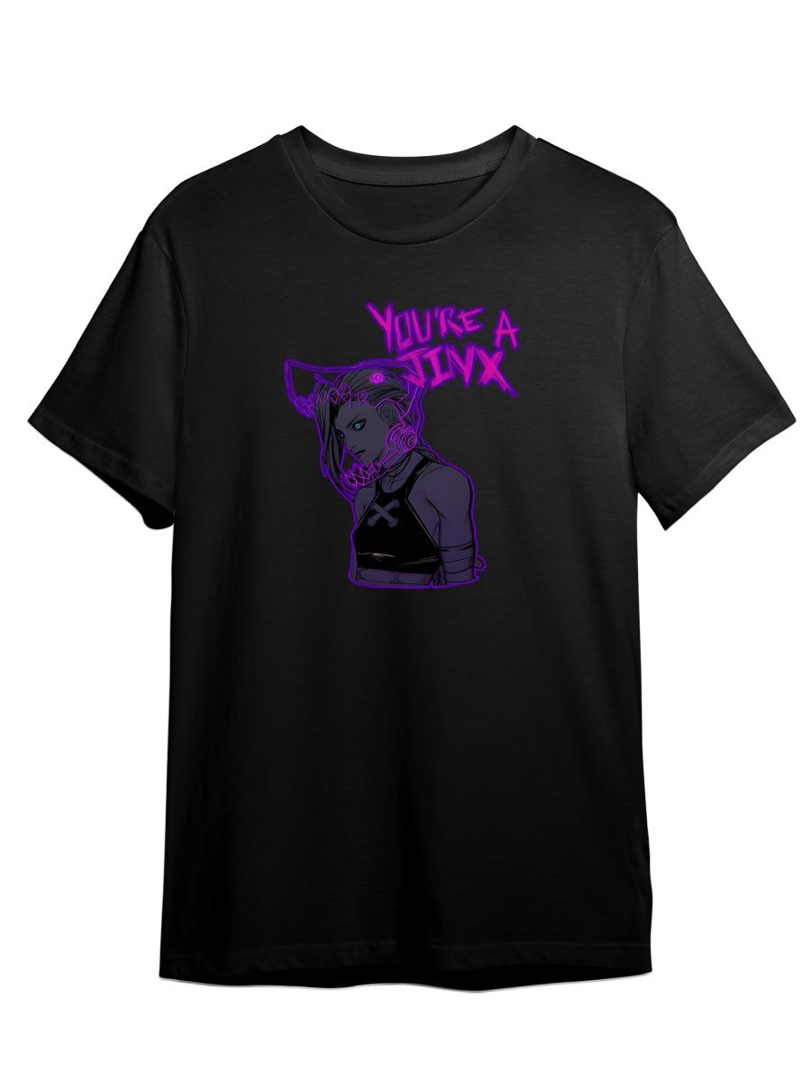 

Футболка унисекс СувенирShop Джинкс/Jinx/Arcane/Лига легенд 4 черная 2XL, Черный, "Джинкс/Jinx/Arcane/Лига легенд" 4